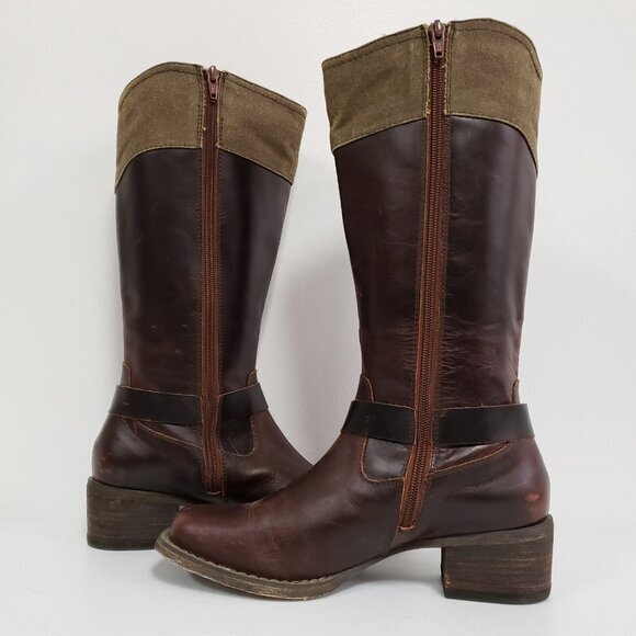 Durango Womens Leather Harness Riding Boots Size 7 Equestrian Country Barn Ranch - Picture 3 of 15